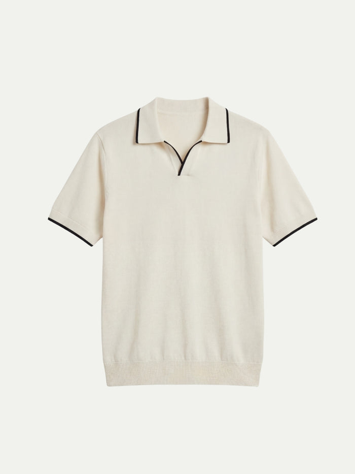 Paraggi Knit Polo Beige
