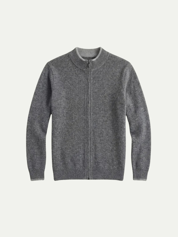 Bellagio Full-Zip Knit Grey