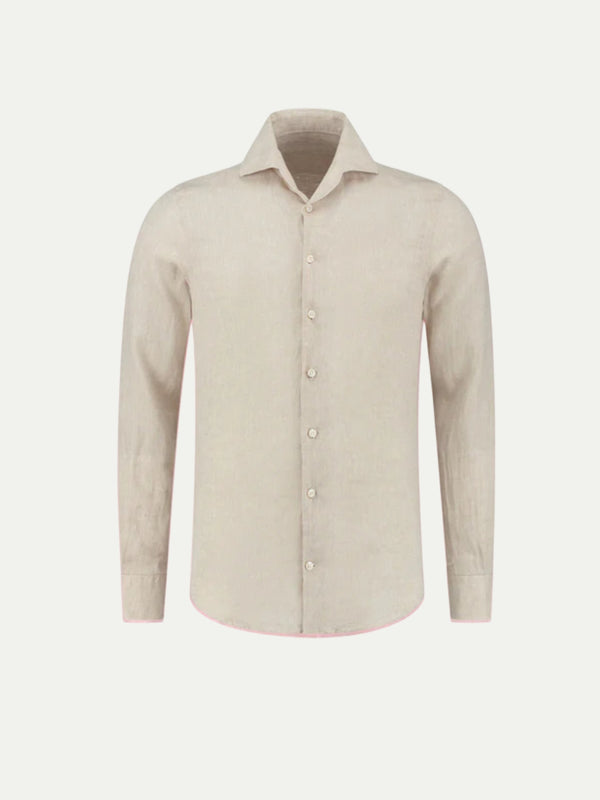 Linen Seaside Shirt Sand