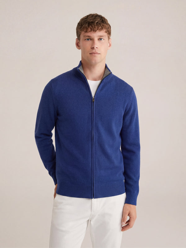 Sorrento Full-Zip Knit Blue