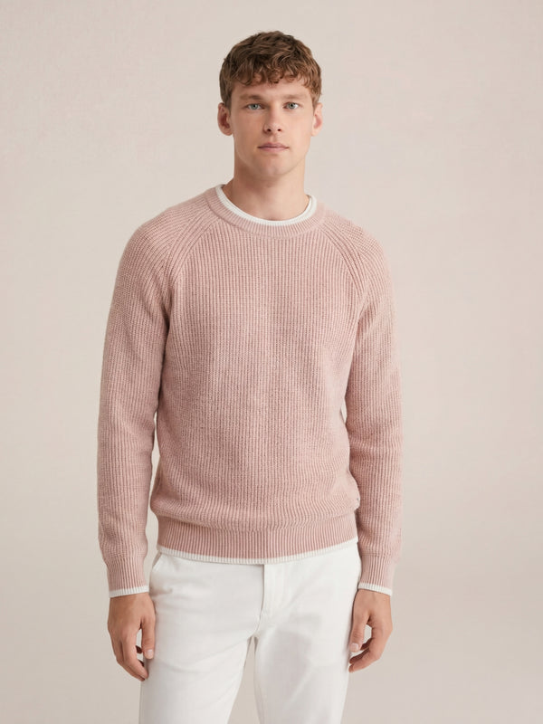 Versilia Textured Crew Beige