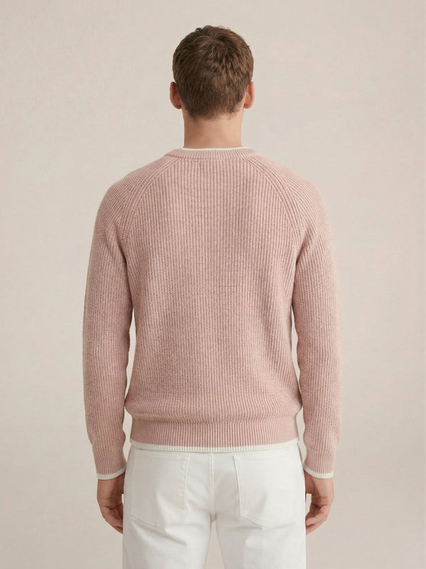 Versilia Textured Crew Beige