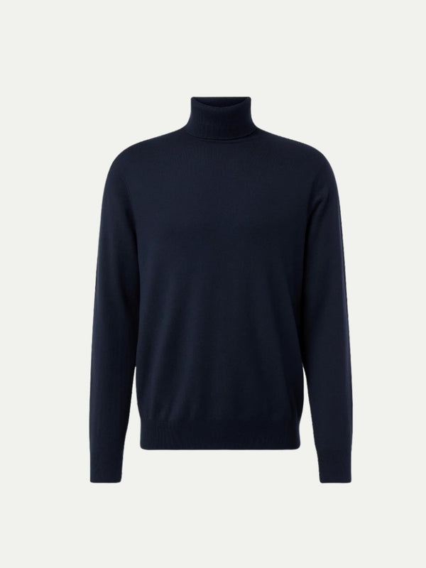 Eterna Cashmere Rollneck Navy Blue