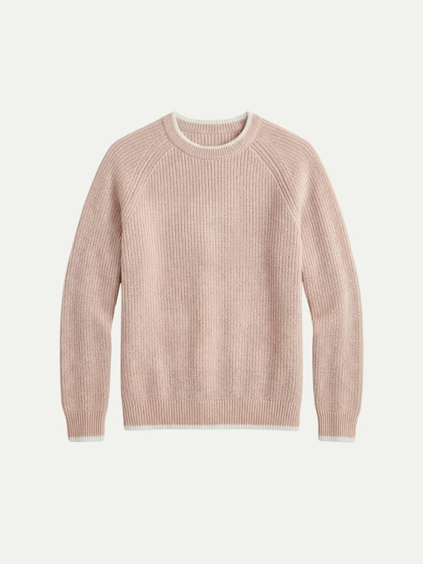 Versilia Textured Crew Beige