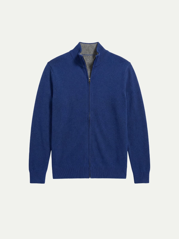 Sorrento Full-Zip Knit Blue