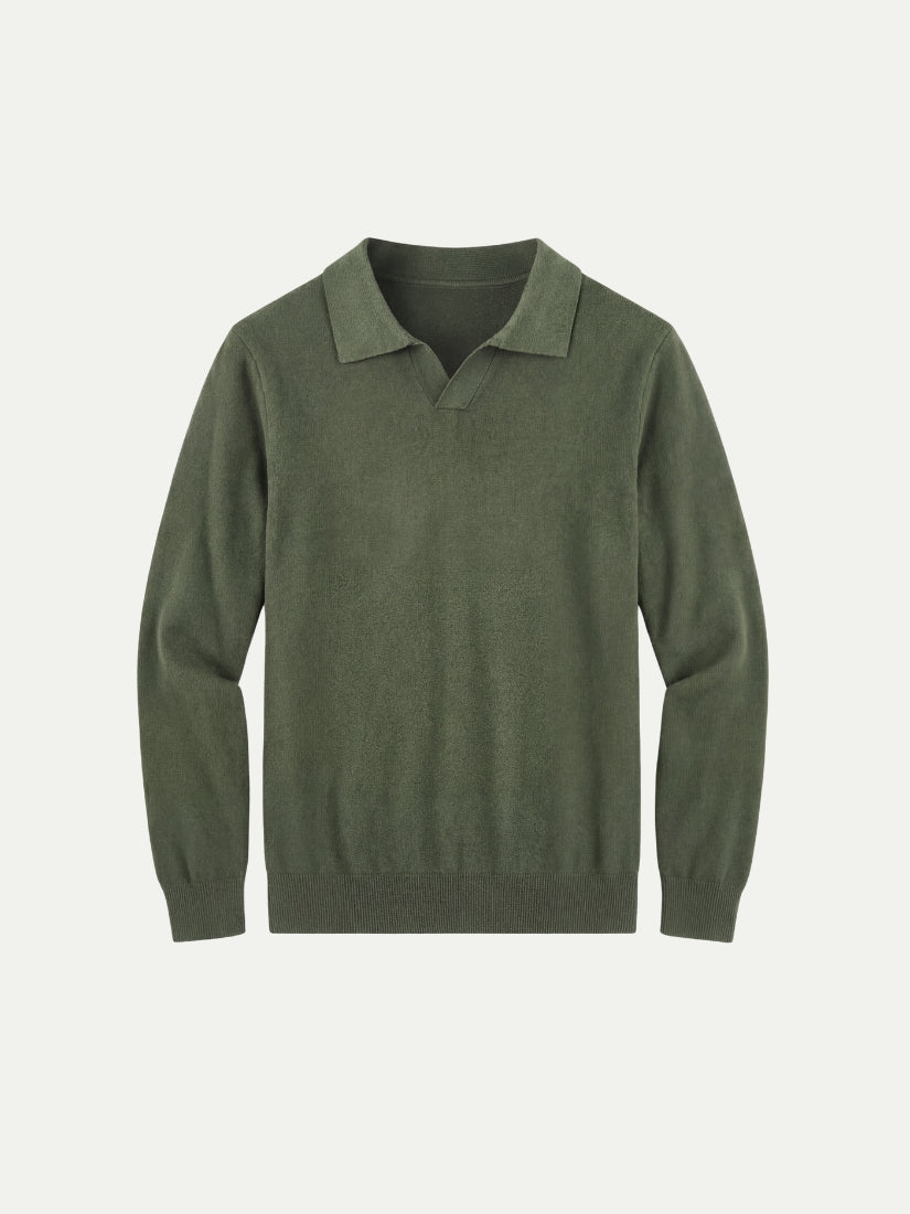 Venturi Knit Polo Green