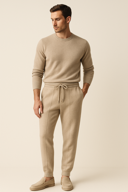 Sartore Cashmere Trousers Beige 1