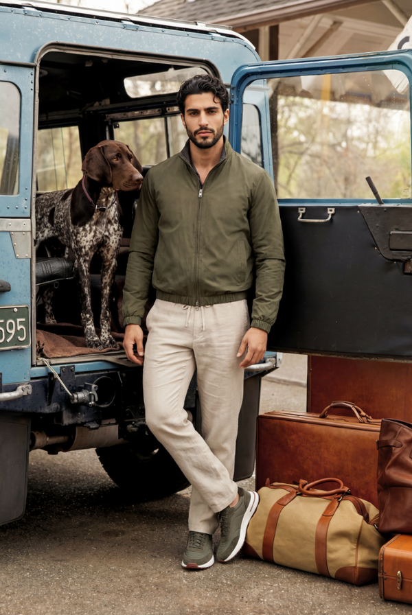 Reversible Jacket Olive Green