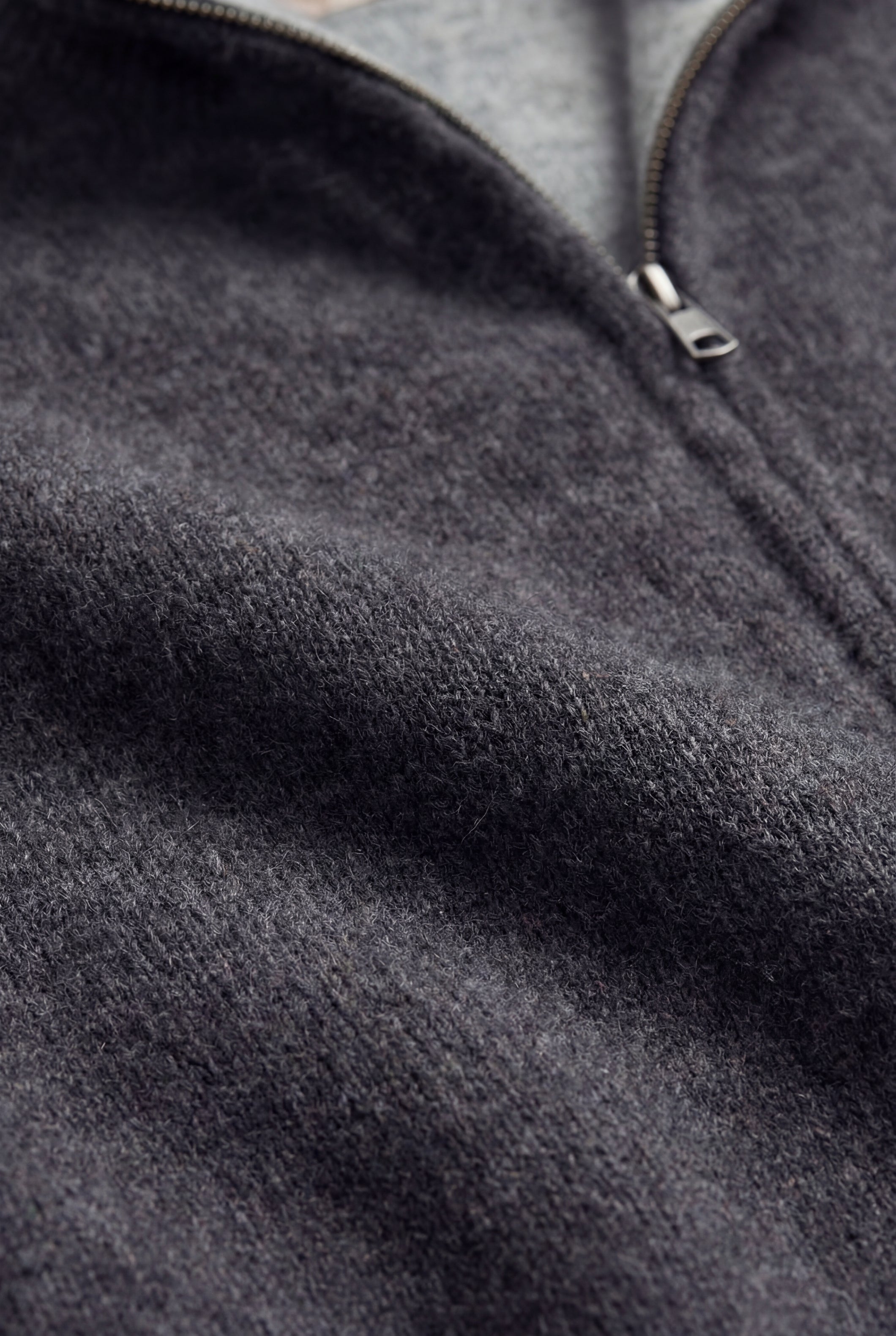 Sorrento Cashmere Full-Zip Knit Black