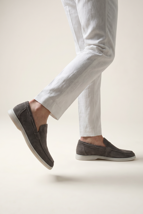 Amalfi Classic Suède Loafer Grey