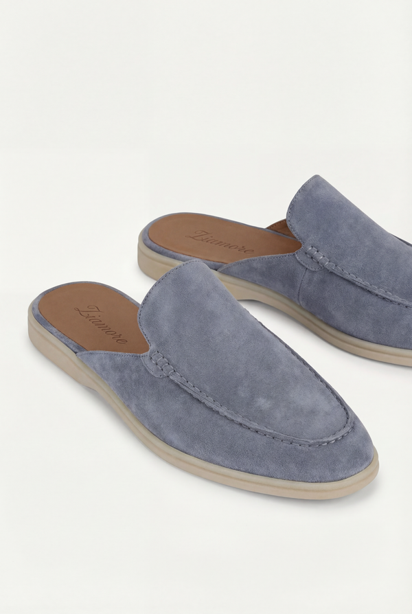 Yacht Suède Mule Baby Blue