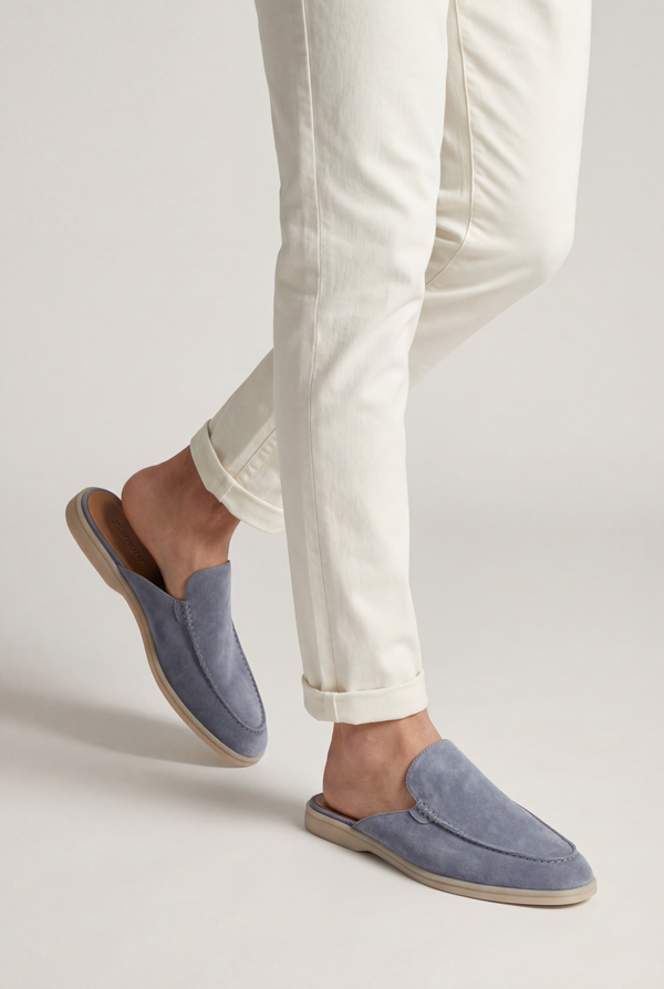 Yacht Suède Mule Baby Blue