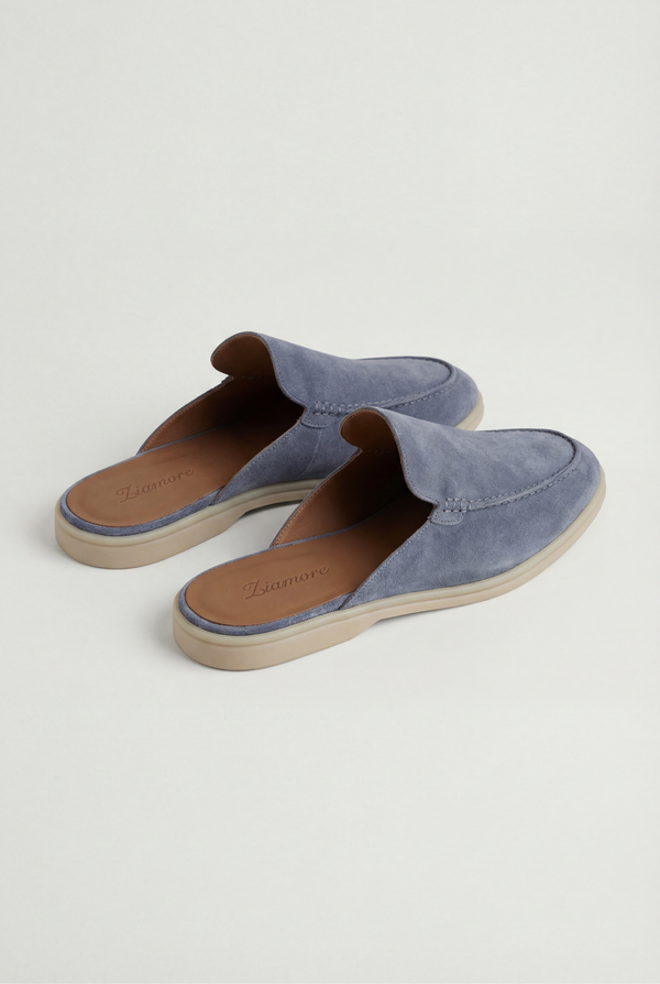 Yacht Suède Mule Baby Blue