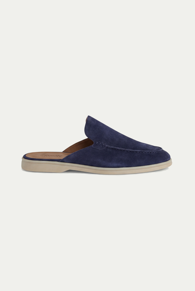Yacht Suède Mule Navy Blue