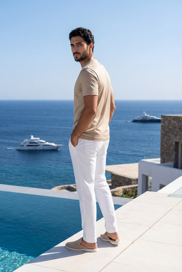 Yacht Suède Mule Beige