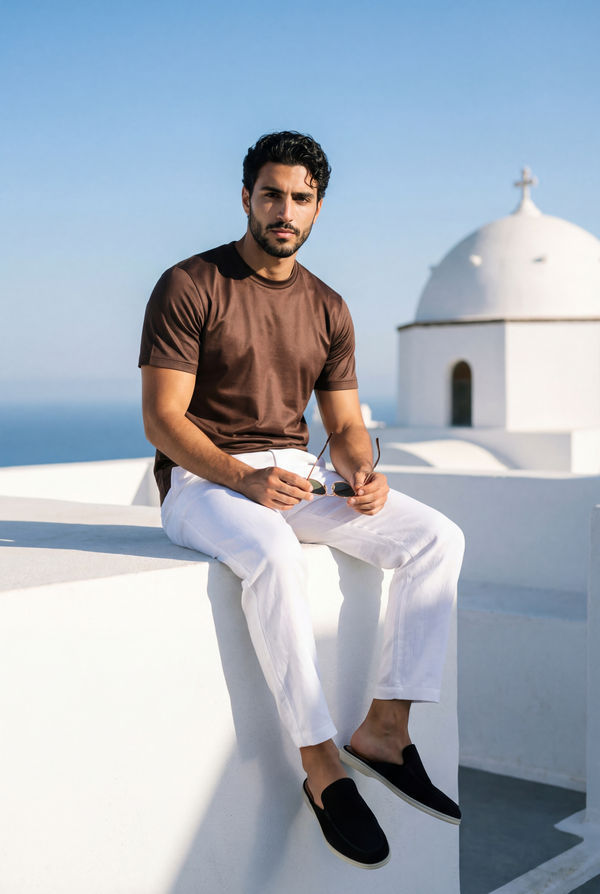 Yacht Suède Mule Brown