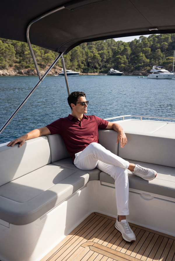 Portofino Polo Burgundy