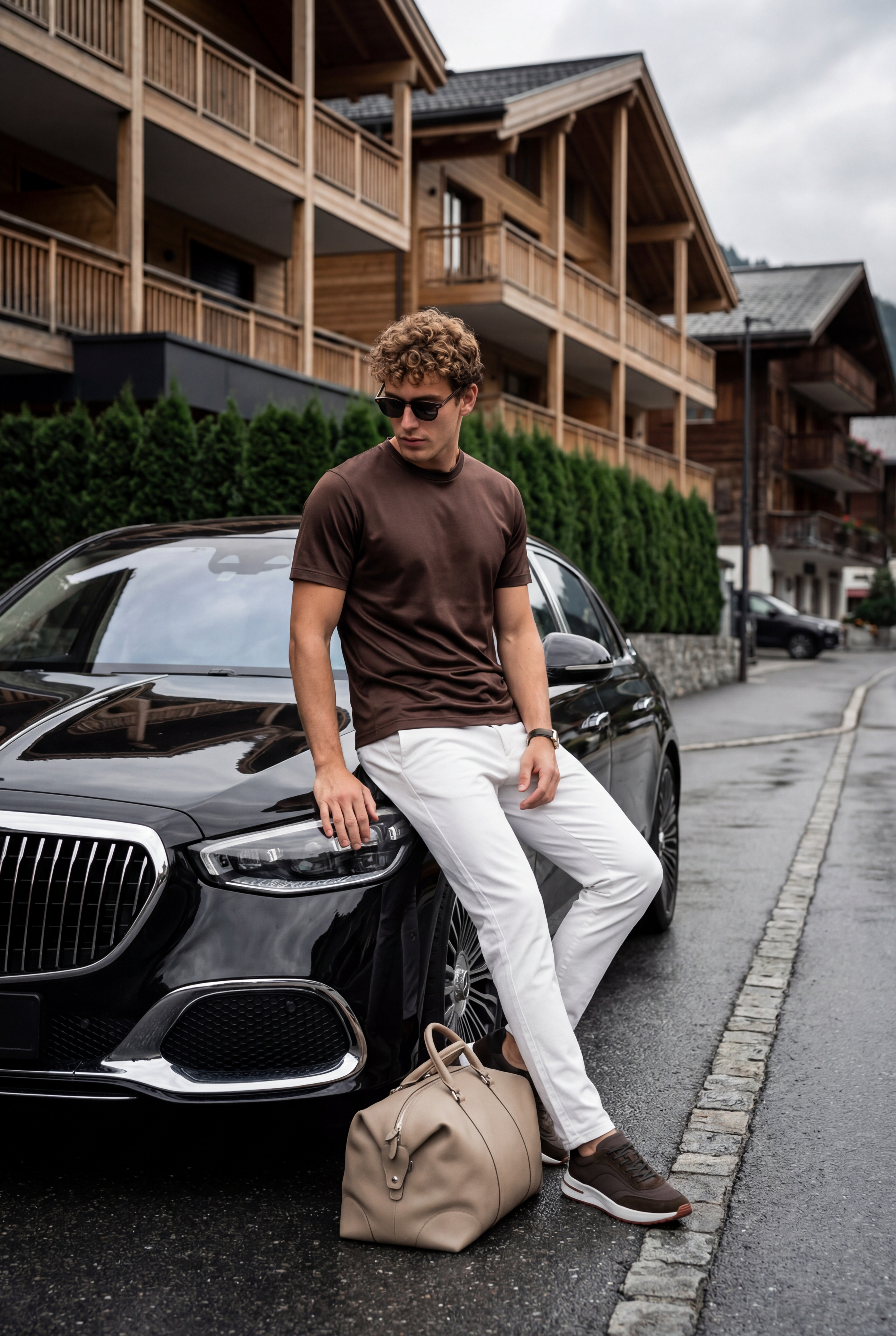 Portofino Sneaker Suede Brown