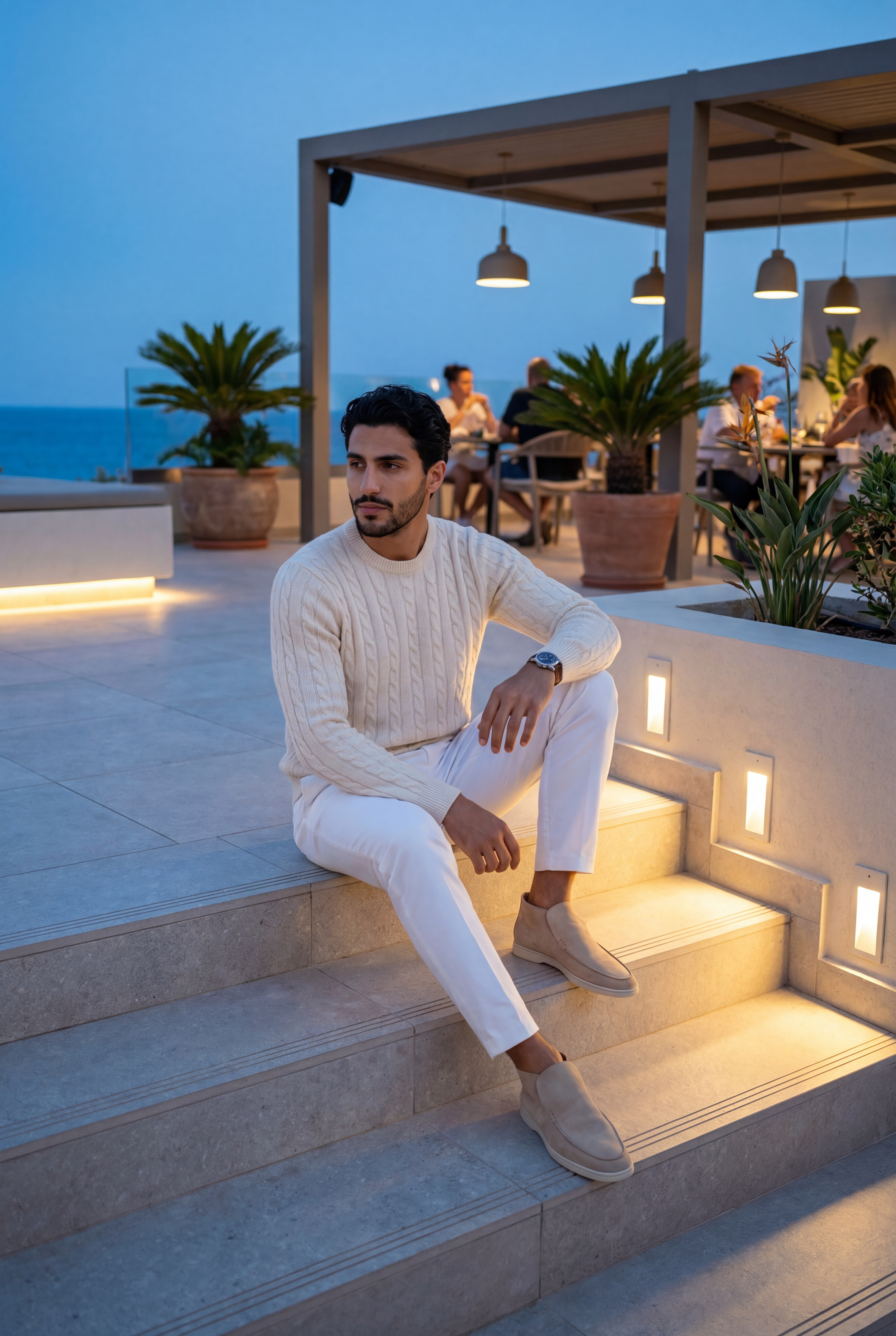 Como Cashmere Knit Beige