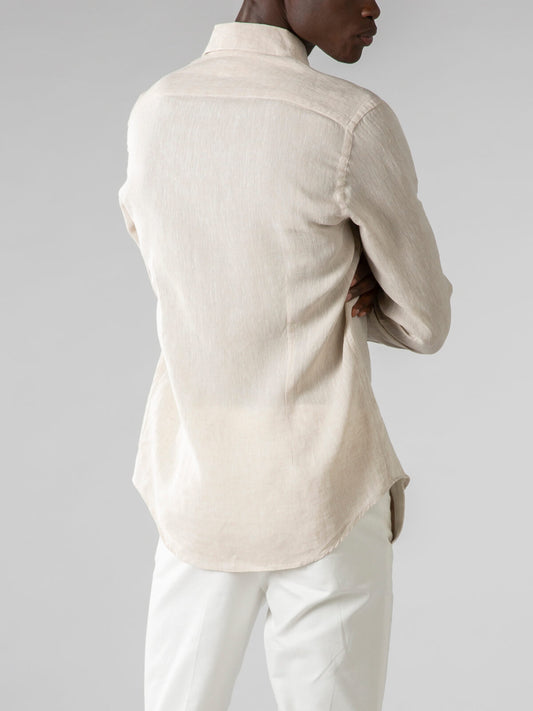 Linen Seaside Shirt Sand