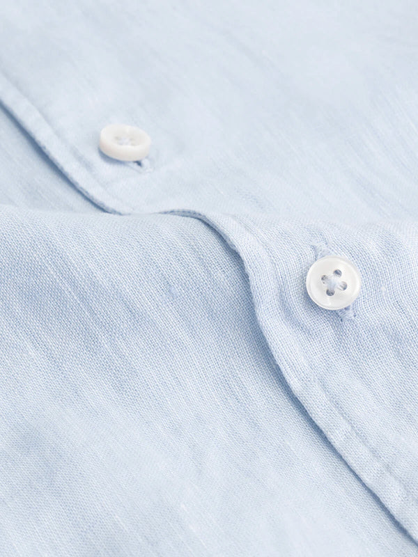 Linen Seaside Shirt Light Blue