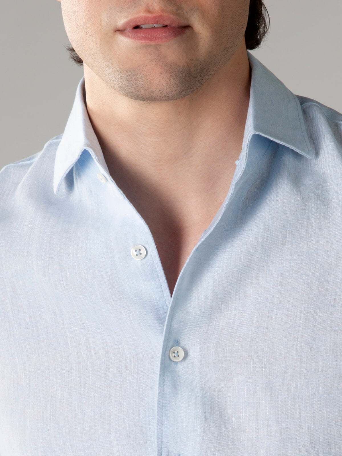 Linen Seaside Shirt Light Blue