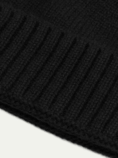Cashmere Black Hat