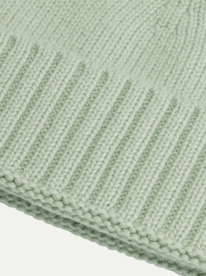 Cashmere Light Green Hat