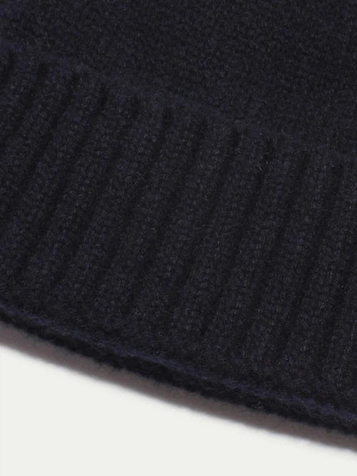 Cashmere Navy Hat