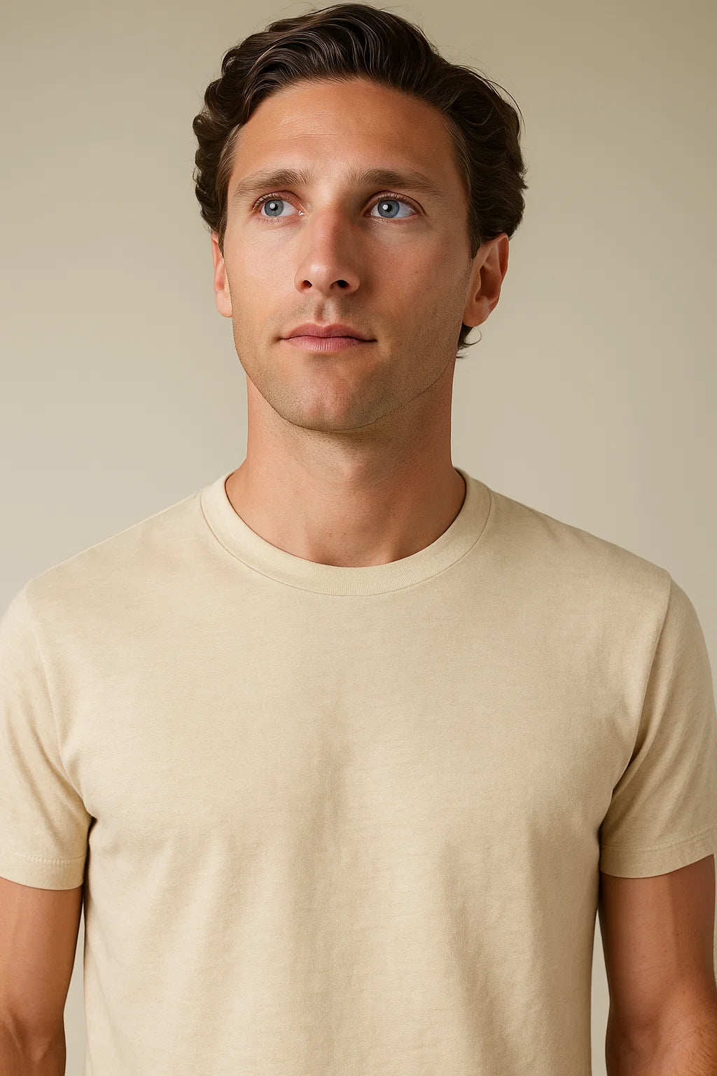 Linen City T-shirt Beige