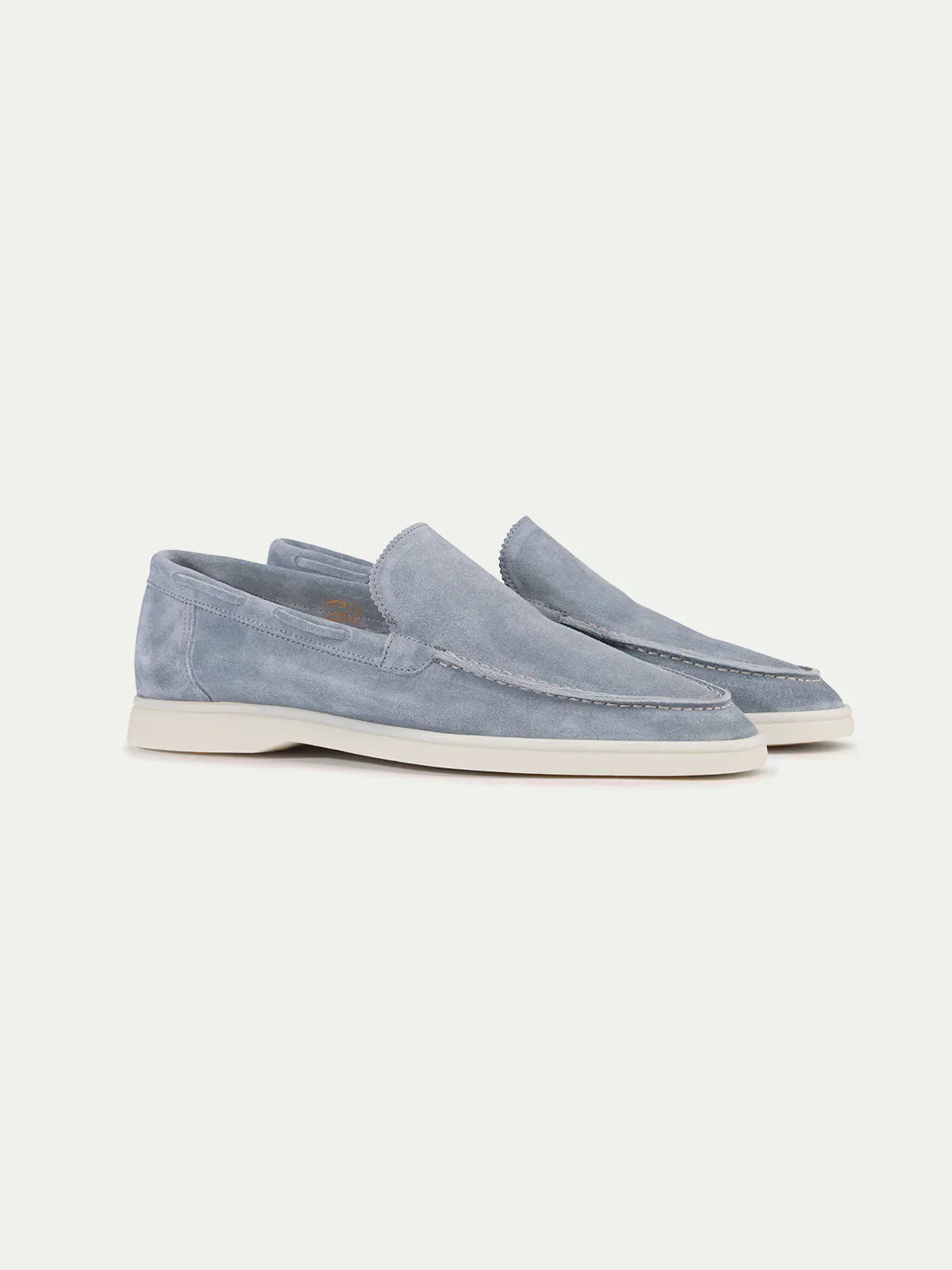 Suede Summer Loafer Baby Blue