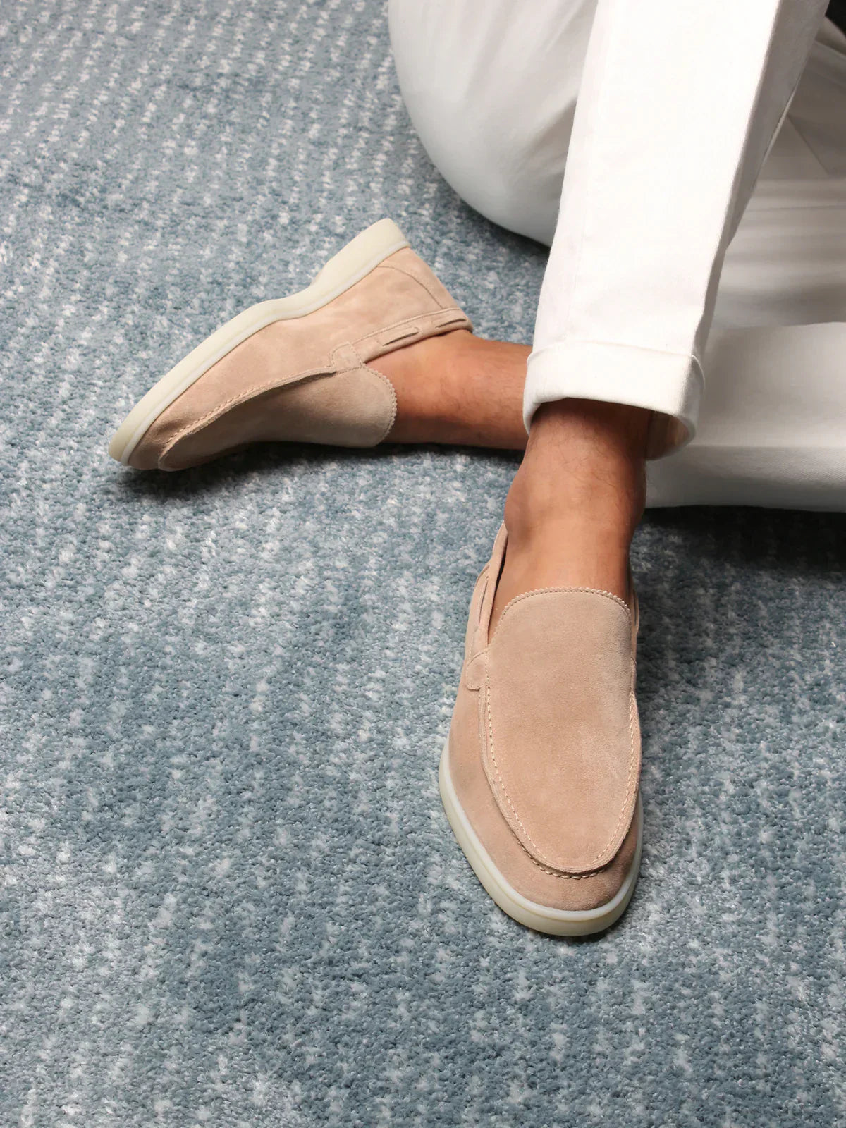Suede Summer Loafer Beige