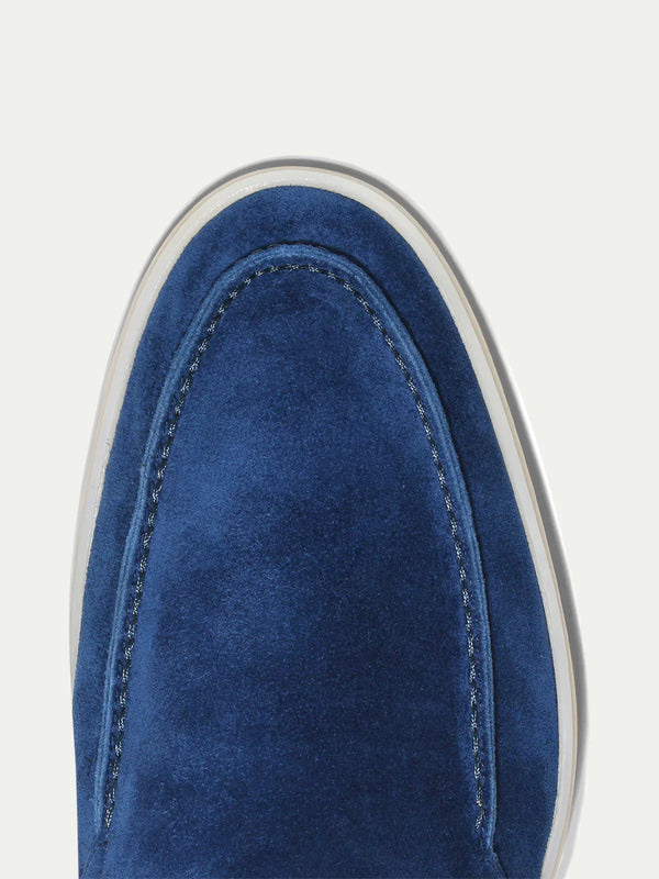 Classic Suède Loafer Berry Blue