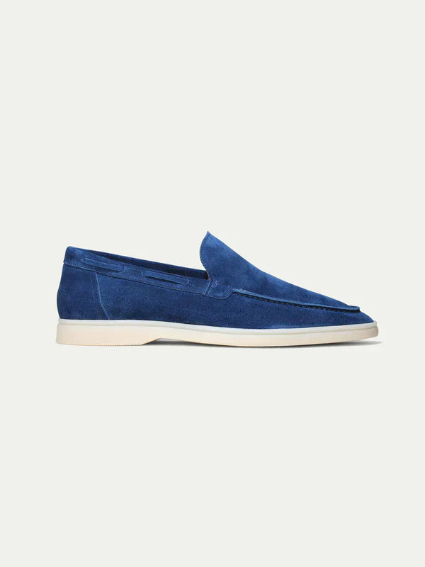 Suede Summer Loafer Berry Blue