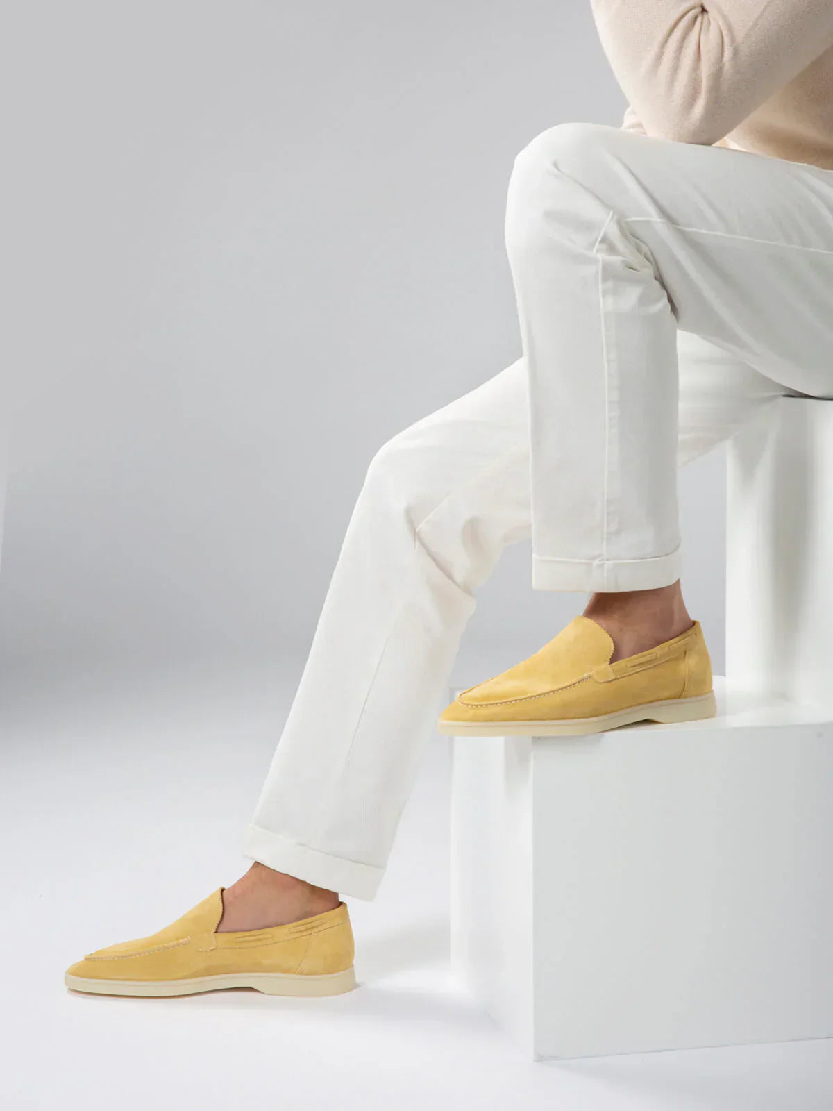 Suede Summer Loafer Citrus Yellow