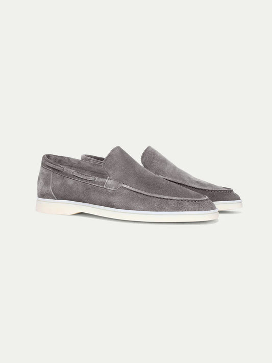 Suede Summer Loafer Gray
