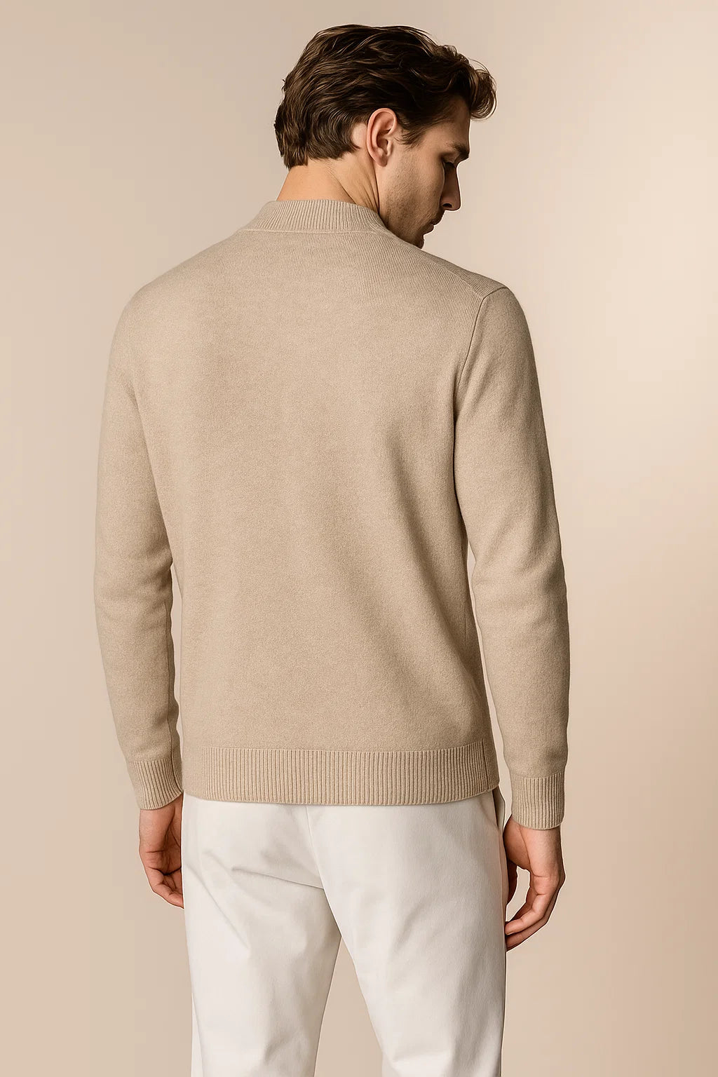 Laurenti cashmere crewneck Beige