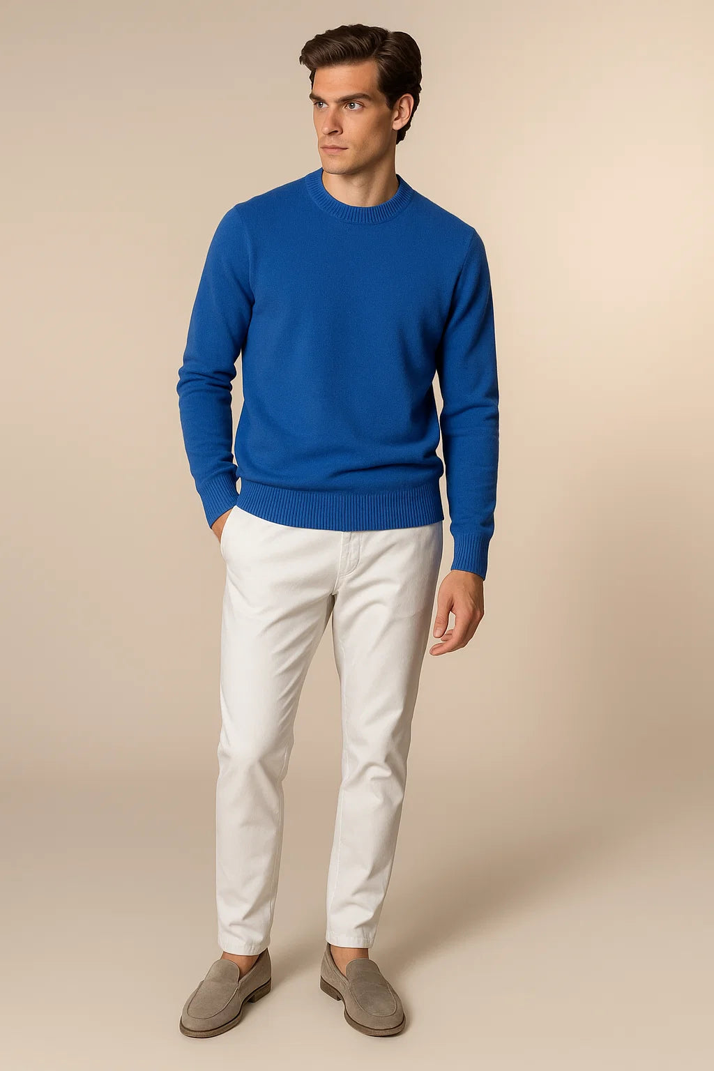 Laurenti cashmere crewneck Blue