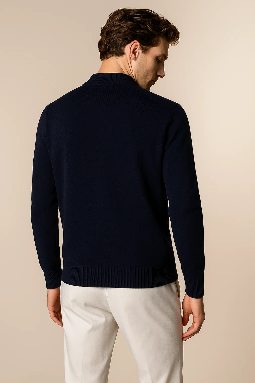 Laurenti cashmere crewneck Navy