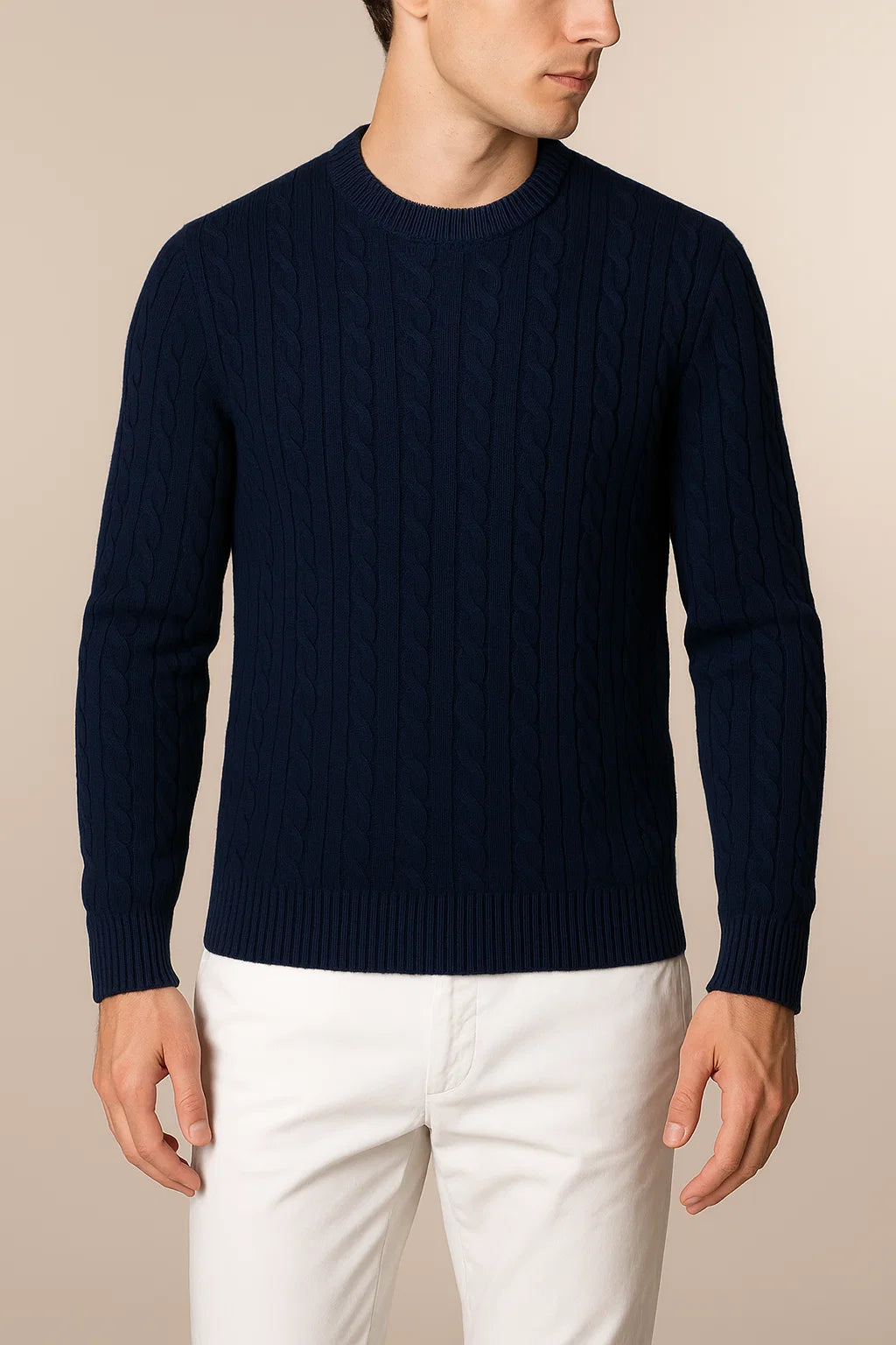 Como Cashmere Knit Navy