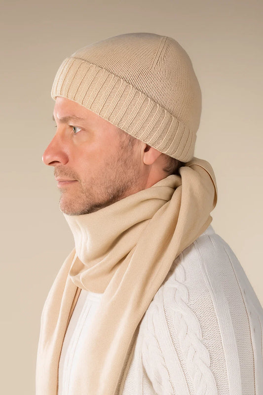 Cashmere Light Beige Hat