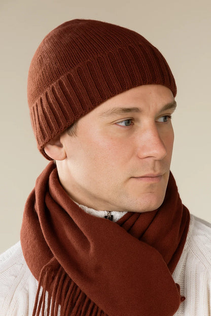 Cashmere Maroon Hat