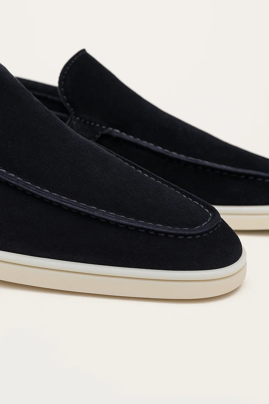 Classic Suède Loafer Navy Blue