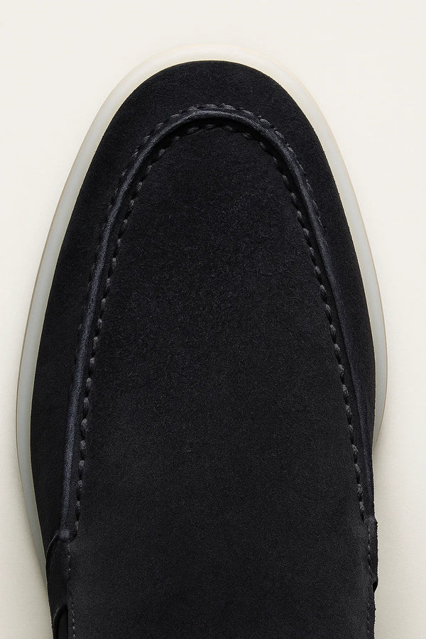 Classic Suède Loafer Navy Blue