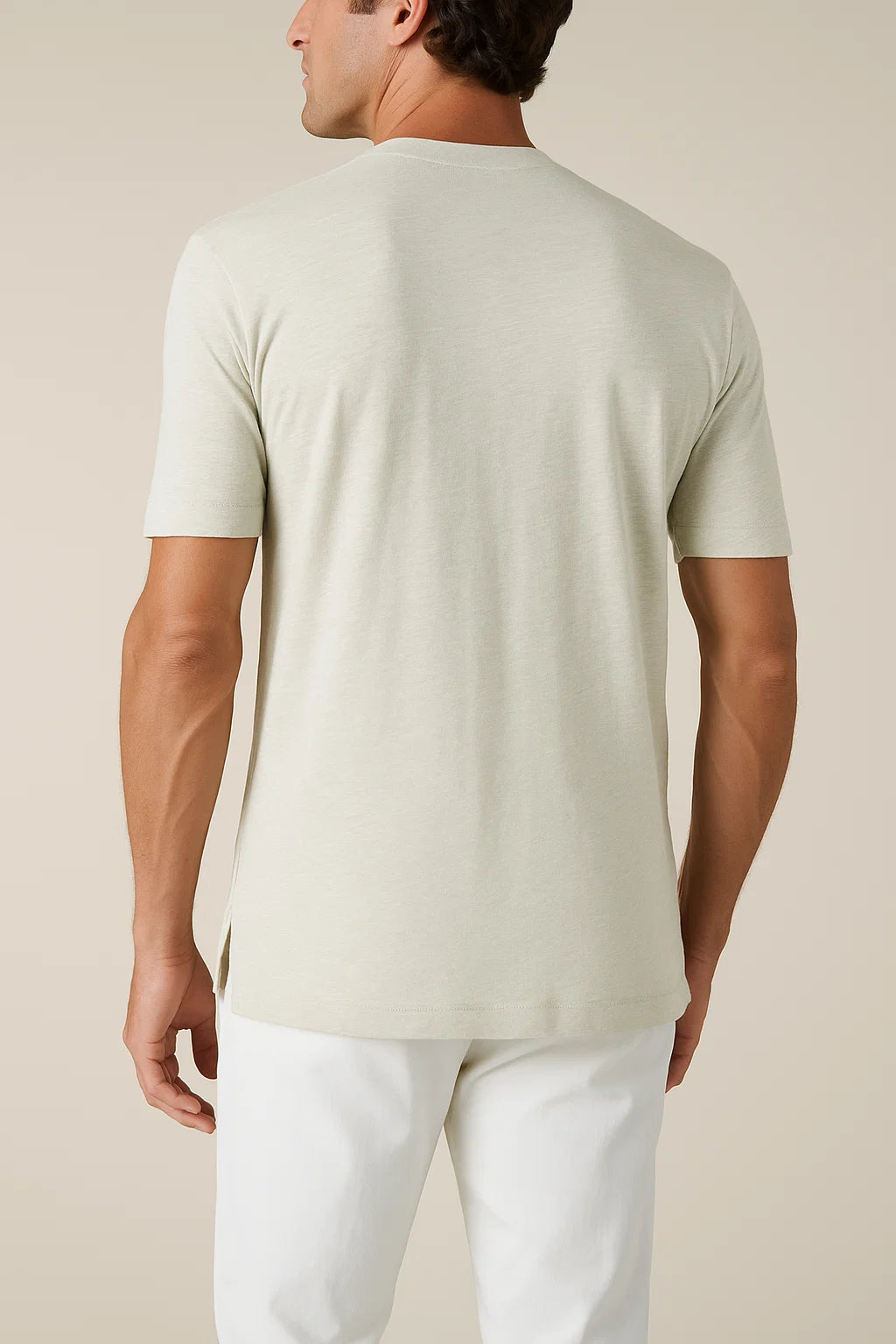 Linen City T-shirt Leisure Green